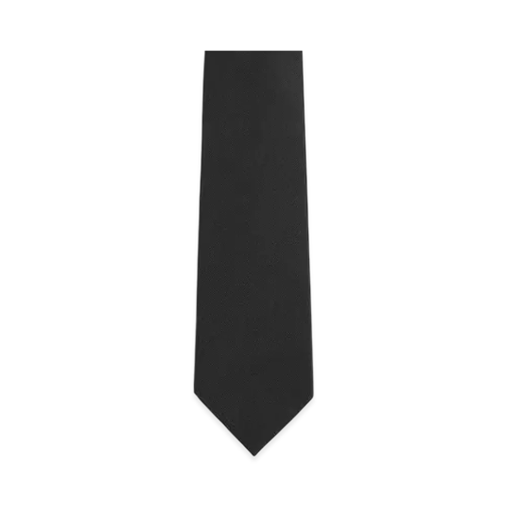 Bottega Veneta Silk Twill Tie "Black"