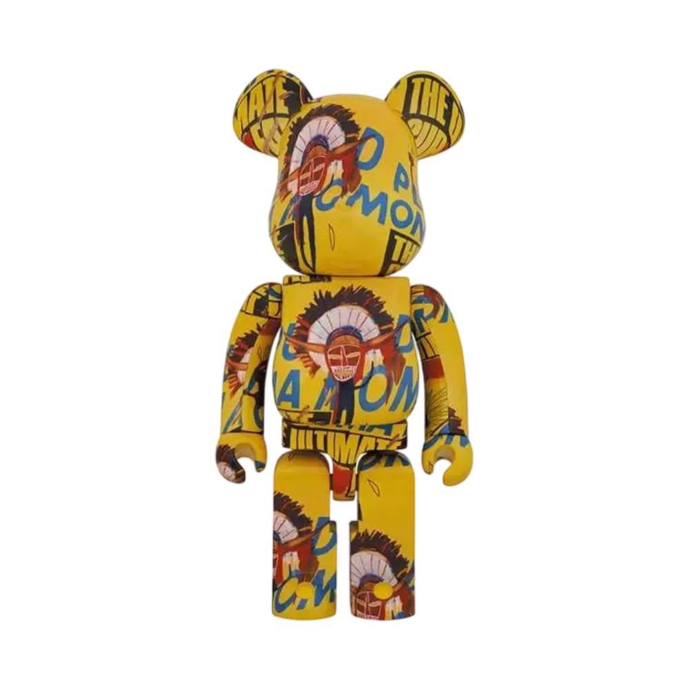 Bearbrick Andy Warhol × JEAN MICHEL BASQUIAT #3 1000%