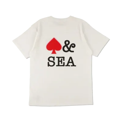 WIND AND SEA Logo Tee (Spade) "White"