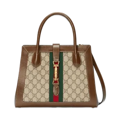 GUCCI Jackie 1961 Medium Tote Bag "GG Supreme Canvas"