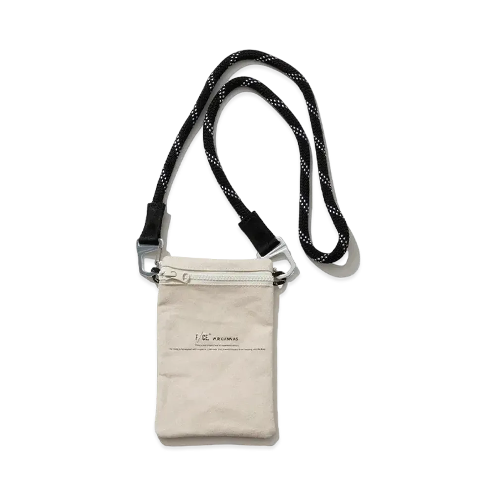 F/CE. W.R Canvas Map Pochette "Ivory"