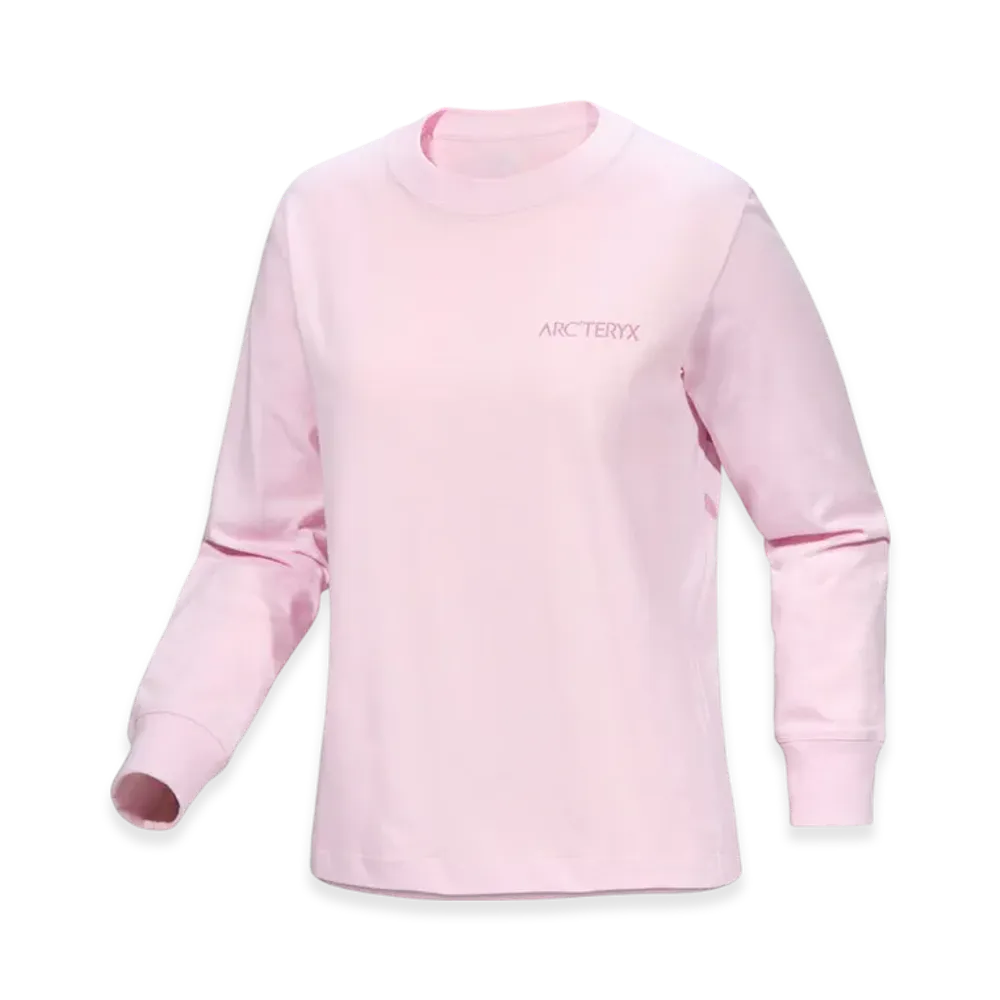 ARC'TERYX Women's Kragg Cotton Bird Crew LS "Pink Glow/Dk Pink Glow" X000008469