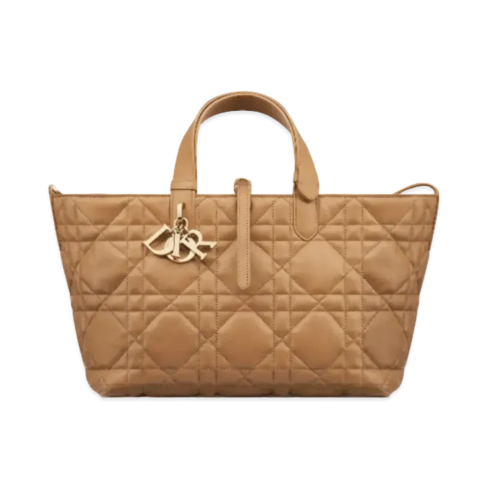 Dior Medium Toujours Bag Macro Cannage Calfskin "Tan"