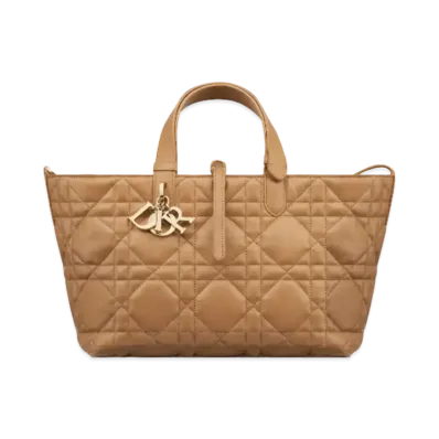 Dior Medium Toujours Bag Macro Cannage Calfskin "Tan"