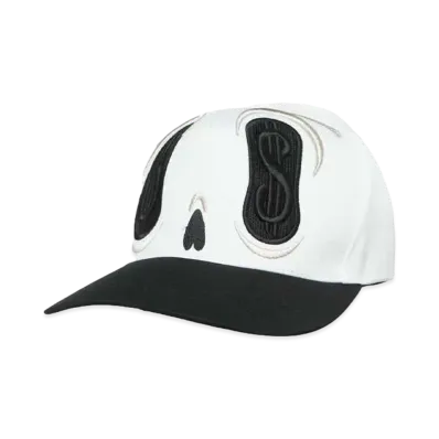 beauty:beast 5 PANEL CAP SKULL "WHITE x BLACK"
