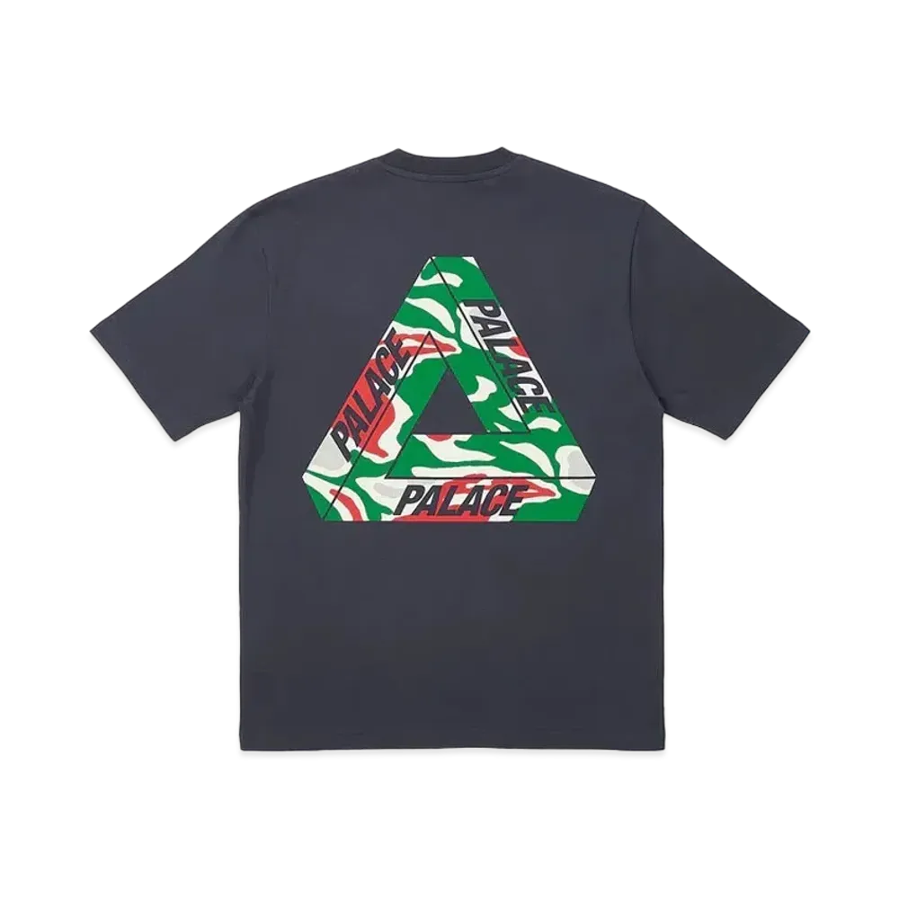 PALACE Jungle Camo Tri-Ferg T-Shirt "Navy"