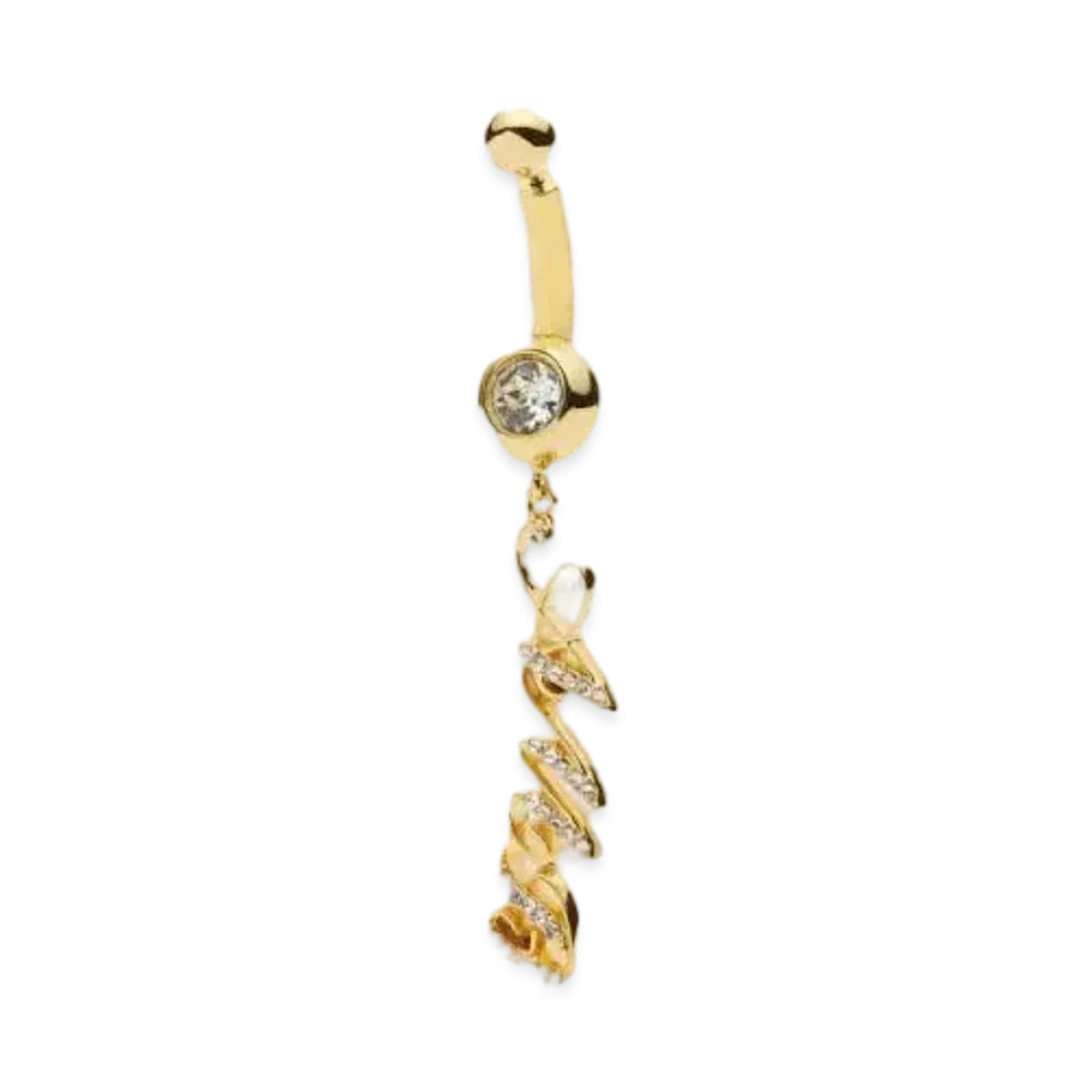 AMBUSH Amb Initial Charm Earring "Gold"