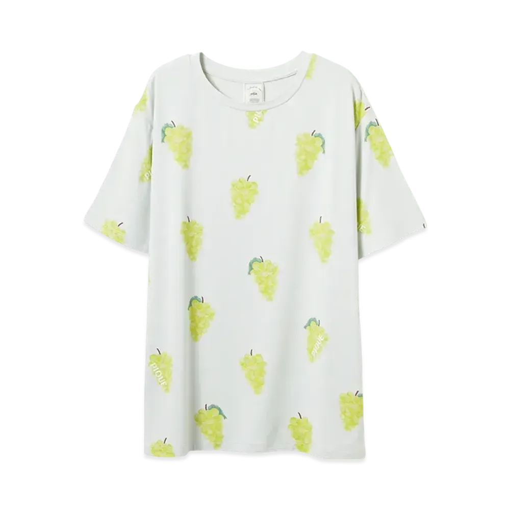 GELATO PIQUE Cool Touch Sensation Fruit Pattern T-Shirt "Mint"