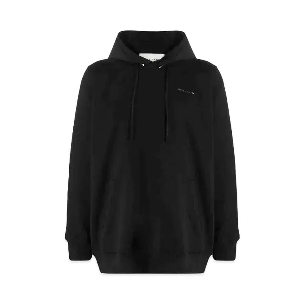 1017 ALYX 9SM Oversized Logo Print Hoodie "Black"