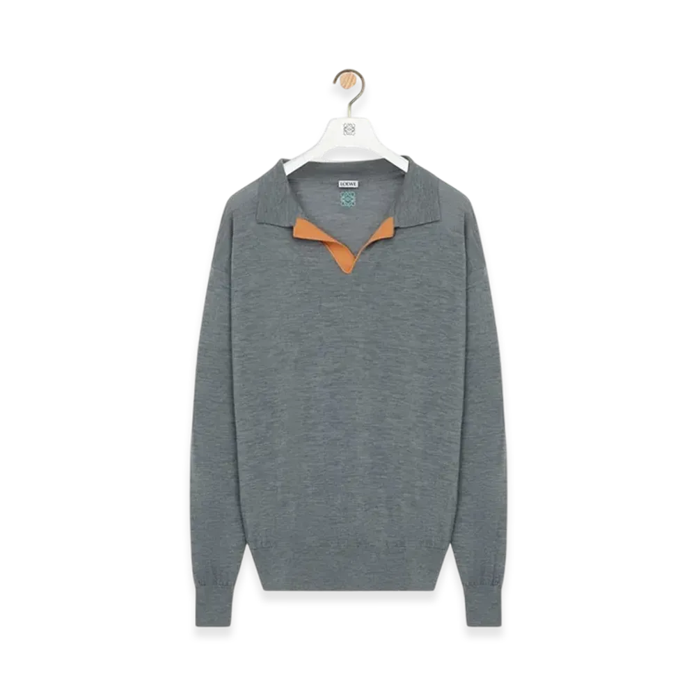 LOEWE Polo Sweater "Grey"