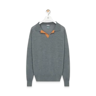 LOEWE Polo Sweater "Grey"