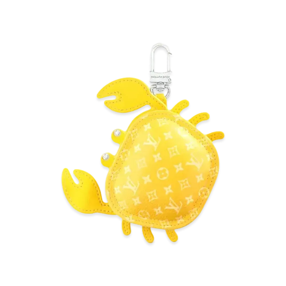 Louis Vuitton LV Crab Bag Charm Monogram "Jaune"