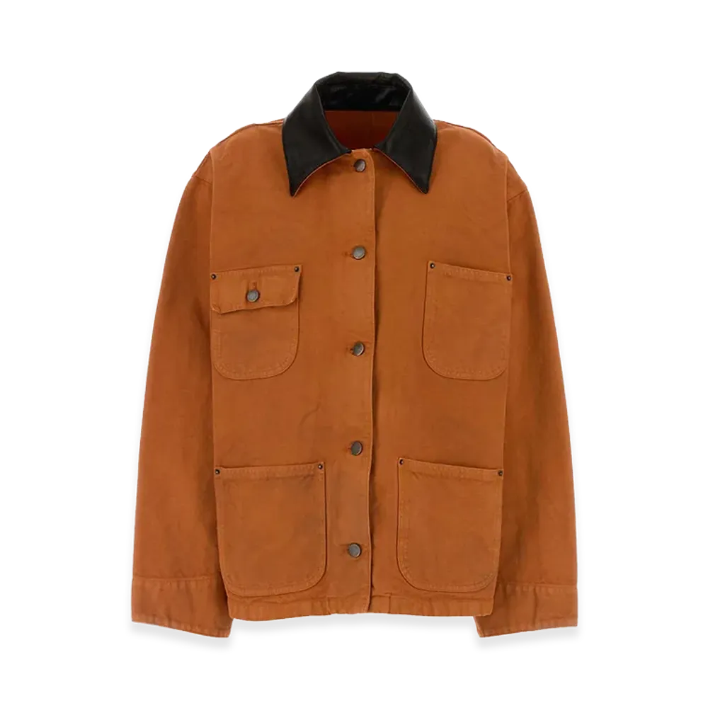 PRADA Women's Denim Jacket "Orange"