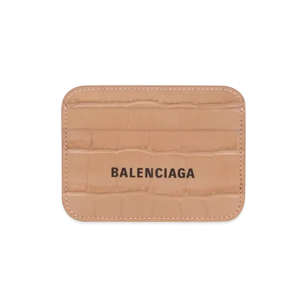 BALENCIAGA Cash Card Holder "Beige"