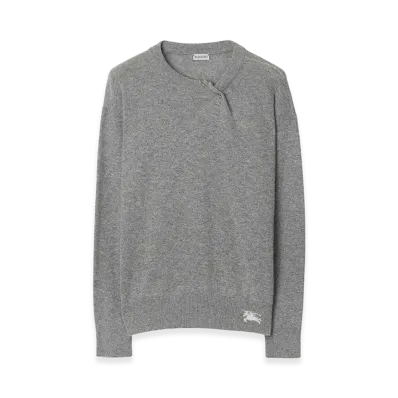 Burberry Women's Crew-Neck Sweater "Gray"