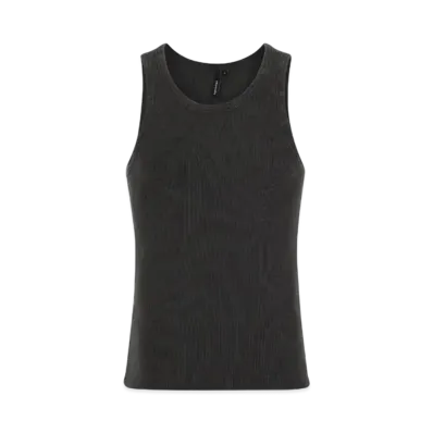 Entire Studios Rib Tank "Washed Black" ES2155