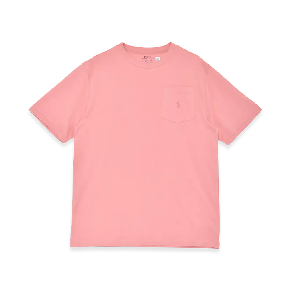 Polo Ralph Lauren Cotton Jersey Pocket T-Shirt "Pink"