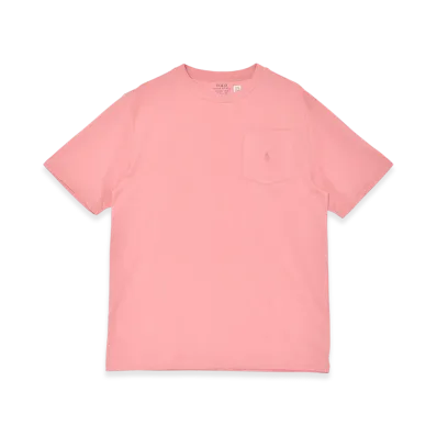 Polo Ralph Lauren Cotton Jersey Pocket T-Shirt "Pink"
