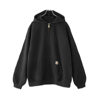 Carhartt Midweight Hooded Zip Sweat Oversized Full Zip Hoodie "Black"