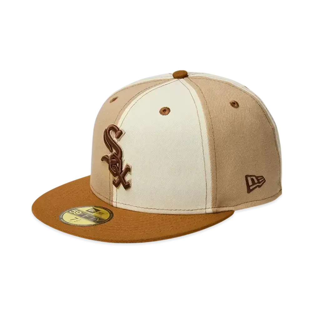 NEW ERA 59Fifty Pancakes Chicago White Sox "Toasted Peanuts/Wine Coke/Tan"