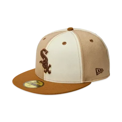 NEW ERA 59Fifty Pancakes Chicago White Sox "Toasted Peanuts/Wine Coke/Tan"