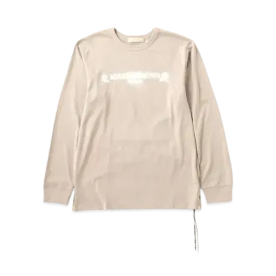 mastermind WORLD Sand Logo LS Tee "Sand"