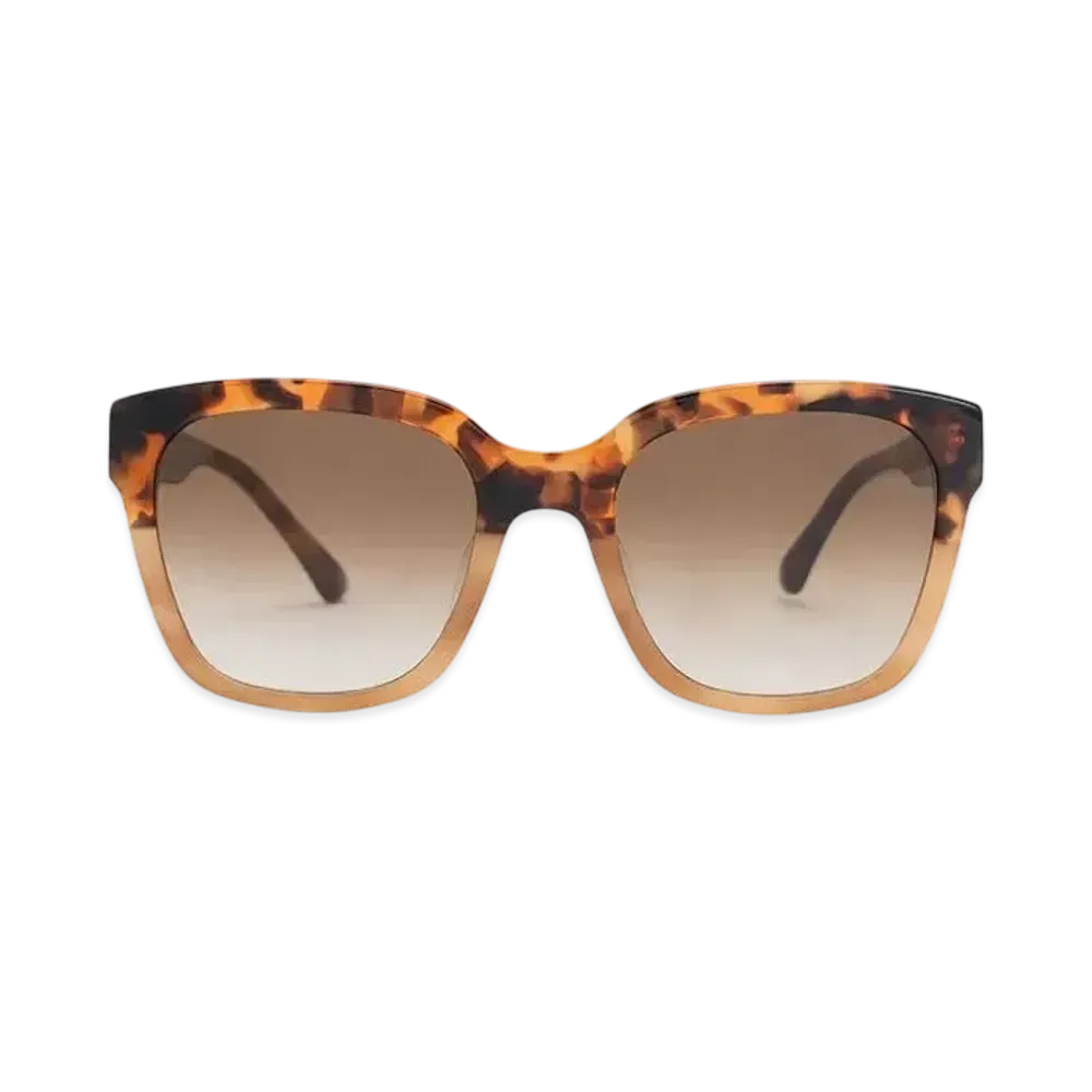 CHARLES & KEITH Recycled Acetate Square Sunglasses "T.Shell"