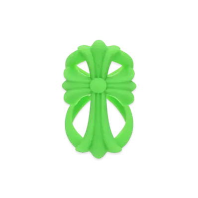 Chrome Hearts Infinity CH Cross Rubber Ring "Green"