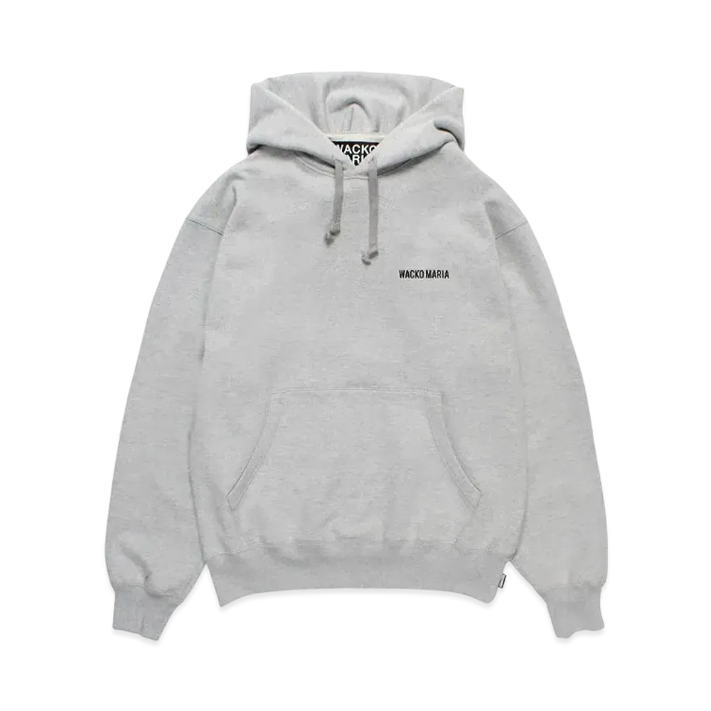 WACKO MARIA Heavy Weight Pullover Hooded Sweat Shirt "Gray"
