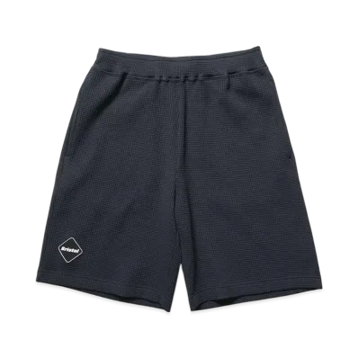 F.C.Real Bristol Tech Waffle Lounge Shorts "Black"