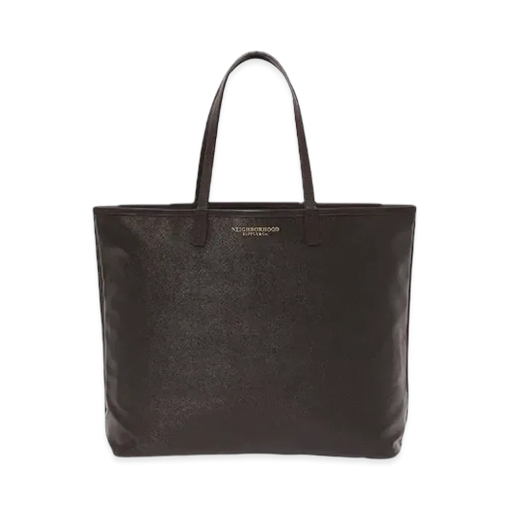 NEIGHBORHOOD Coated Tote Bag "Brown"