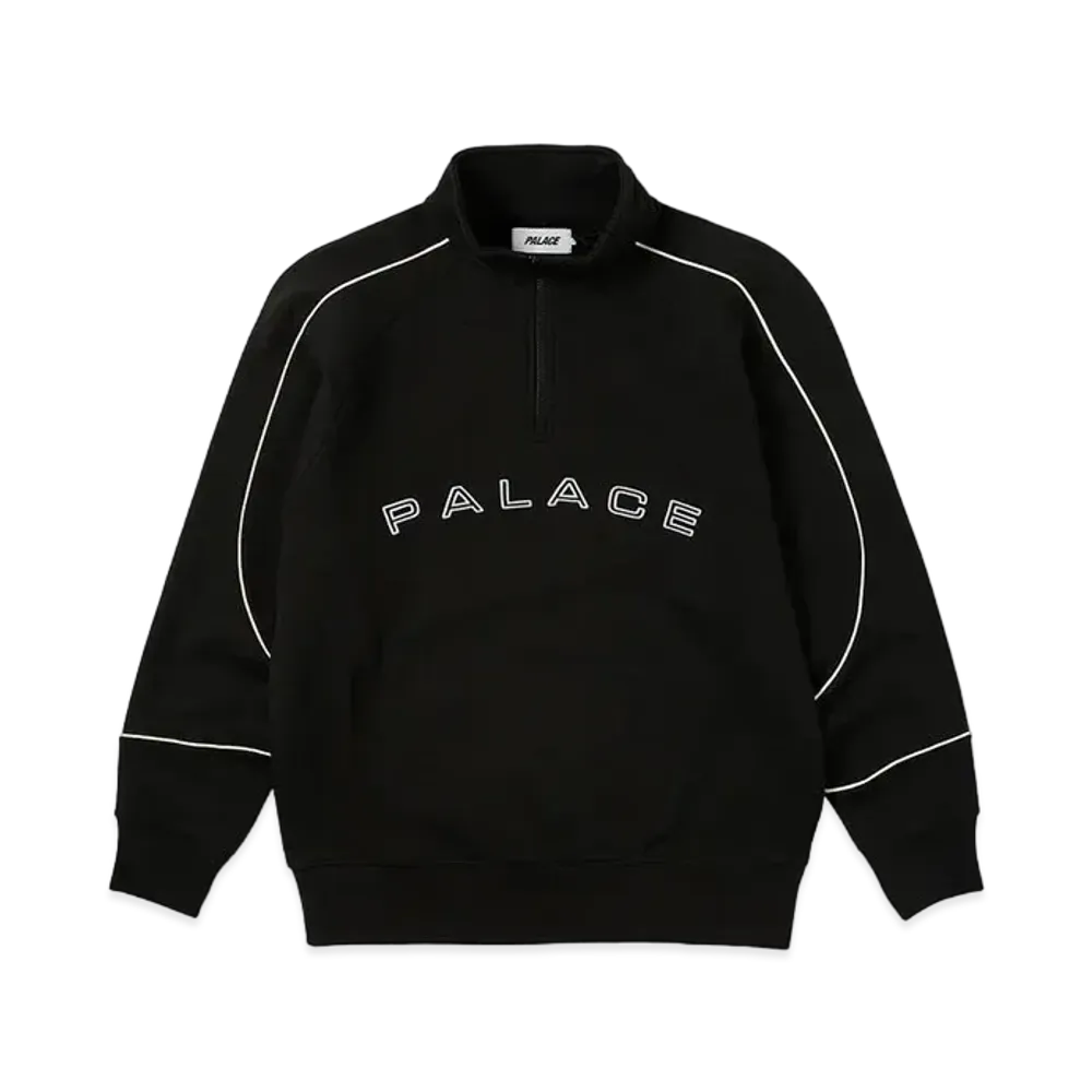 PALACE Sport Piped 1/4 Zip "Black"