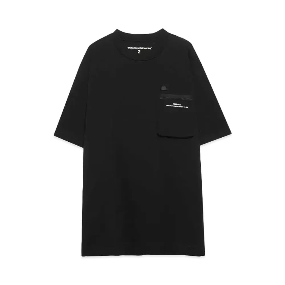 White Mountaineering POCKET T-SHIRT "BLACK"