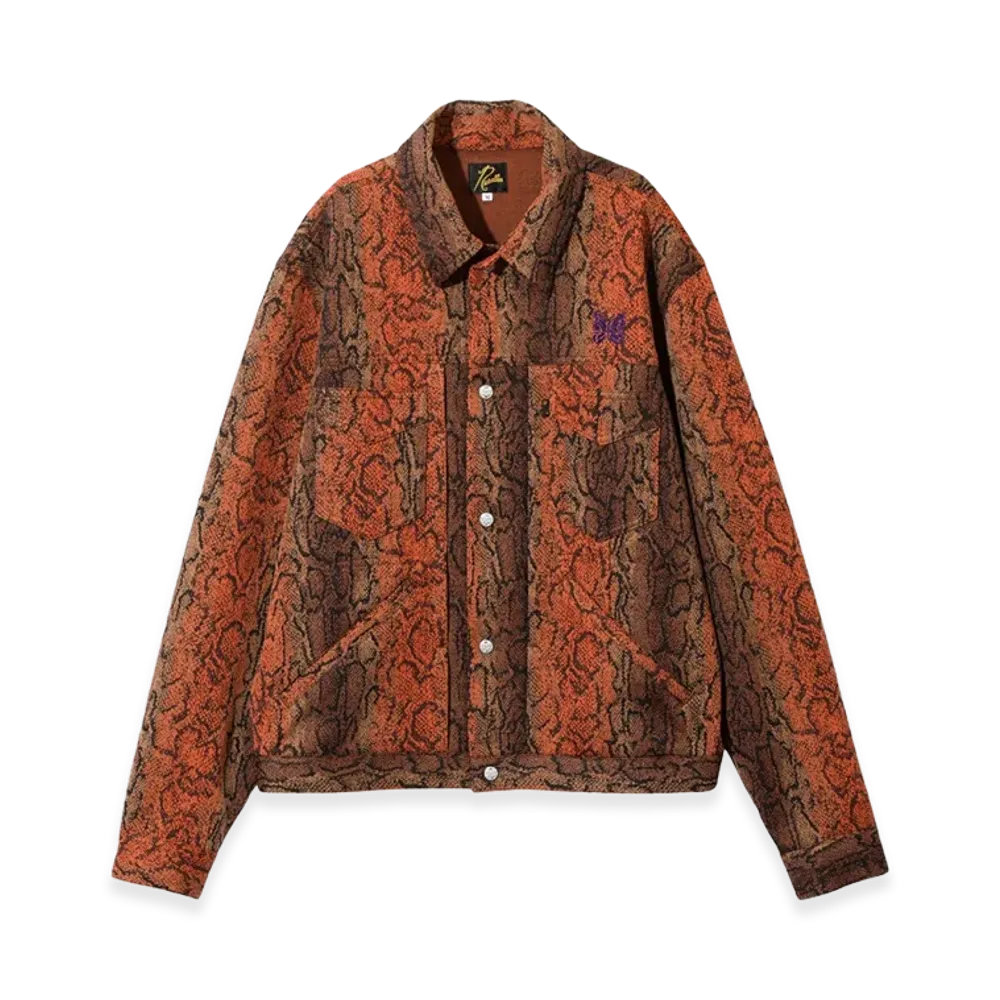 NEEDLES Penny Jean Jacket Poly Jacquard "Python"