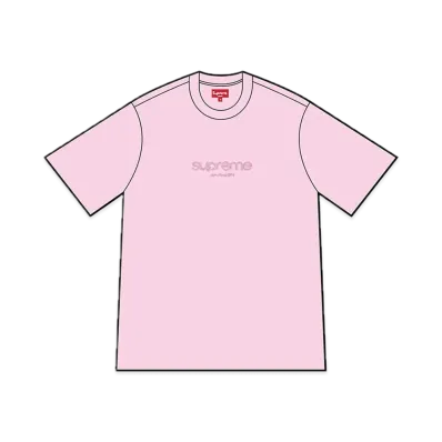 Supreme Beaded Logo S/S Top "Pink"