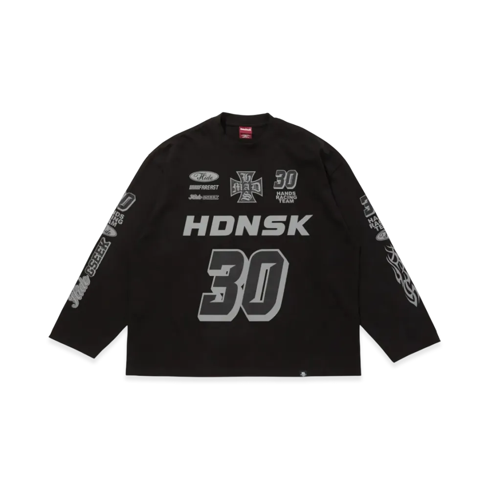 Hide and Seek Racing L/S Tee (Loose Fit) "Black"