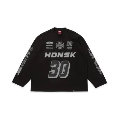Hide and Seek Racing L/S Tee (Loose Fit) "Black"