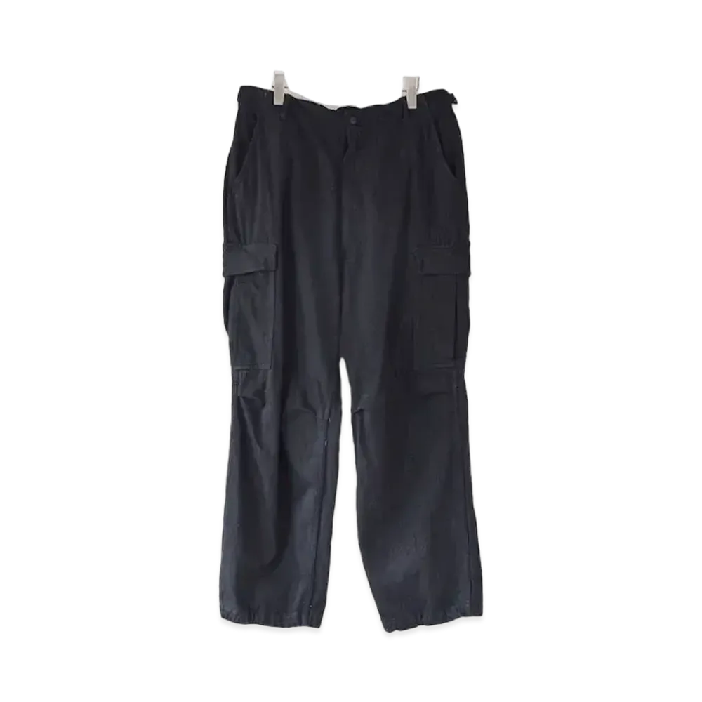 COMOLI Black Denim B.D.U Pants "Black"