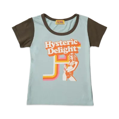 HYSTERIC GLAMOUR Women's Hysteric Delight Baby Tee "Green"