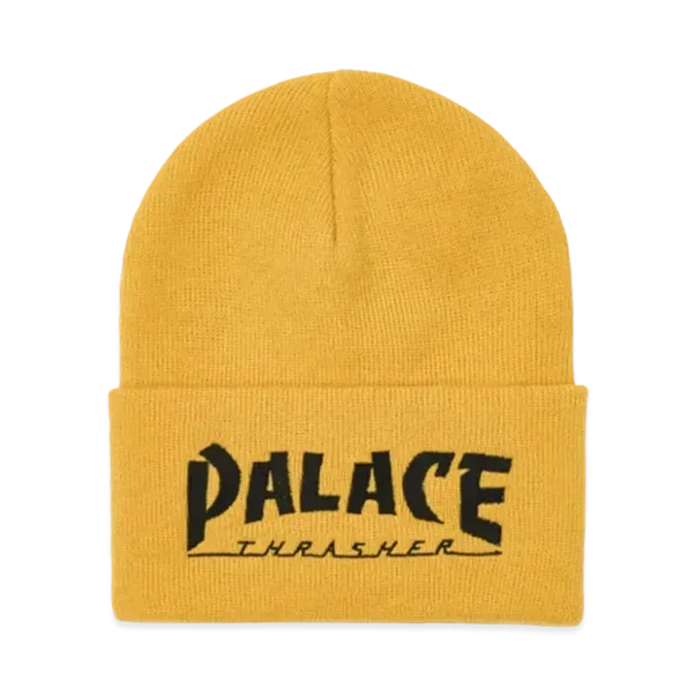 PALACE x THRASHER Beanie "Mustard"