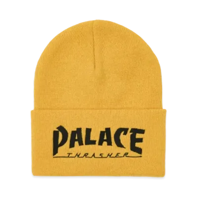 PALACE x THRASHER Beanie "Mustard"