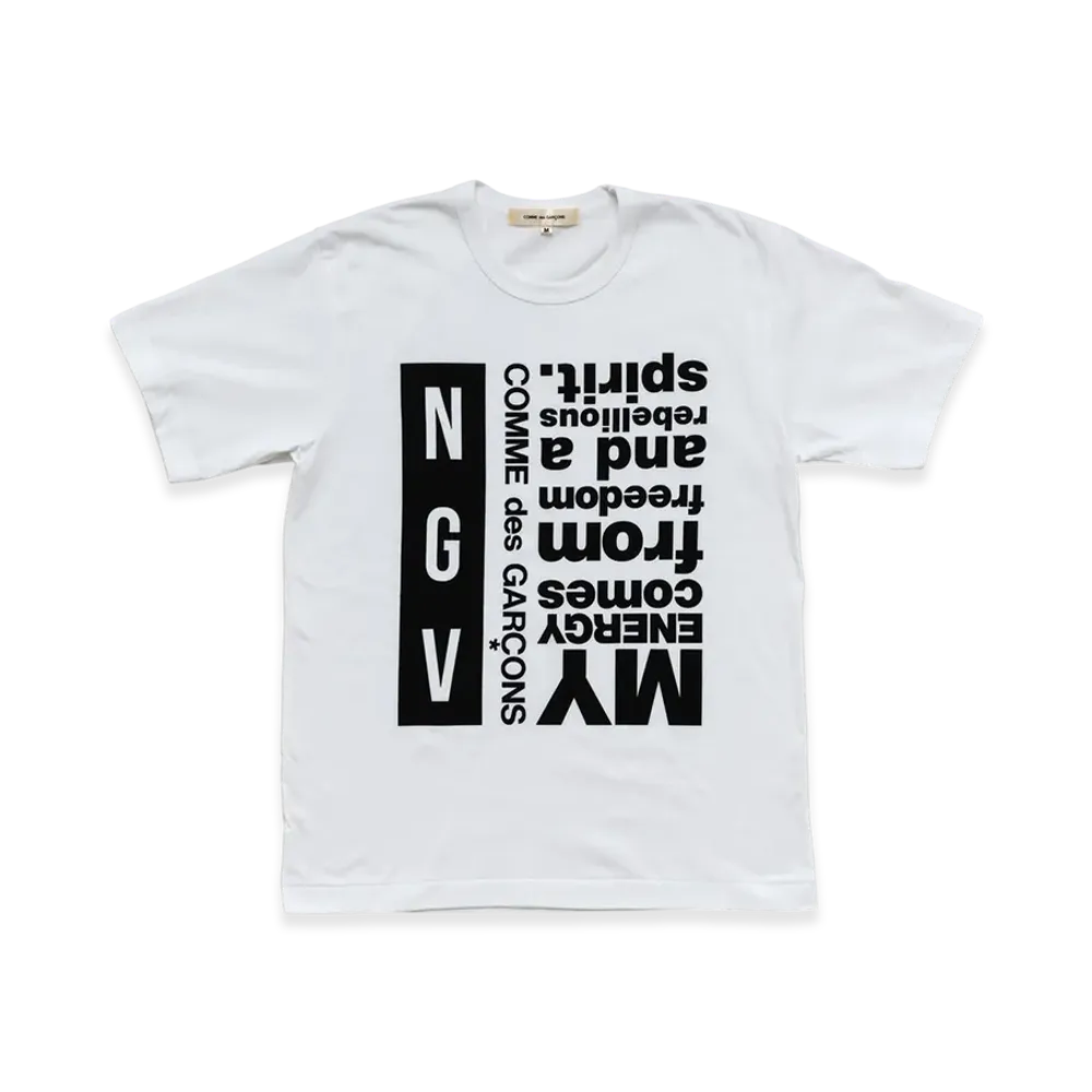 COMME des GARCONS x NGV My Energy T-shirt "White"