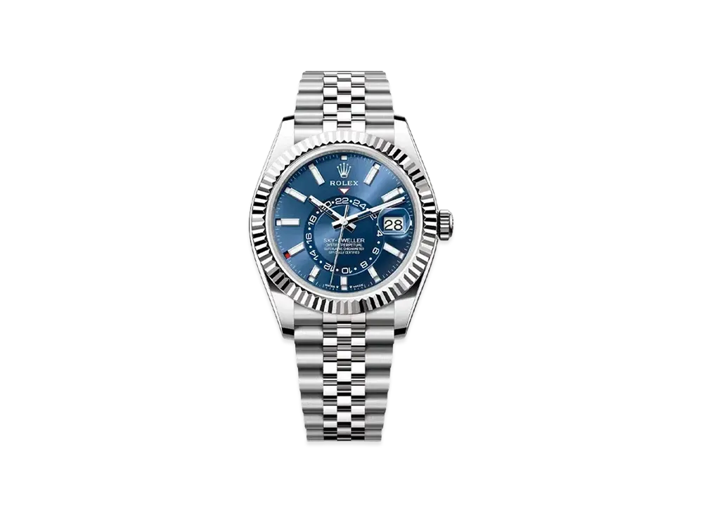 ロレックス スカイドゥエラー オイスター 42mm "ブルー/オイスタースチール/ホワイトゴールド" 336934