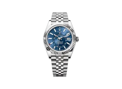 ROLEX Sky-Dweller Oyster 42mm "Blue/Oyster Steel/White Gold"