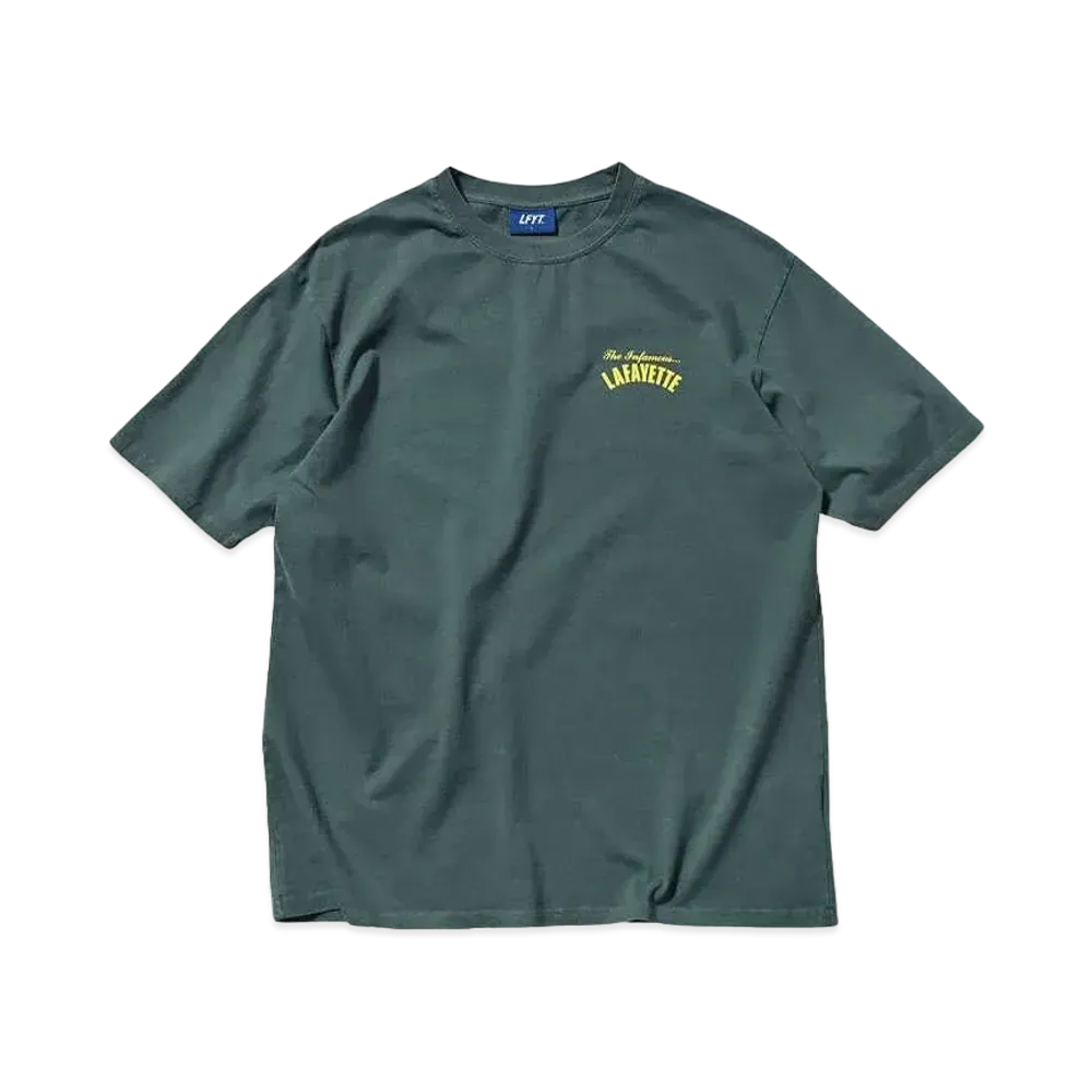LFYT PIGMENT DYED INFAMOUS LOGO TEE "NAVY"