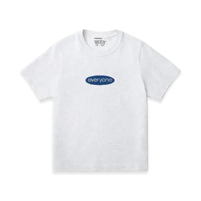 everyone Women's J.30000 Oval Logo Tee Shirt "Ash"