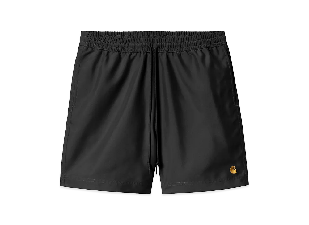 Carhartt WIP Chase Swim Trunks "Black/Gold"