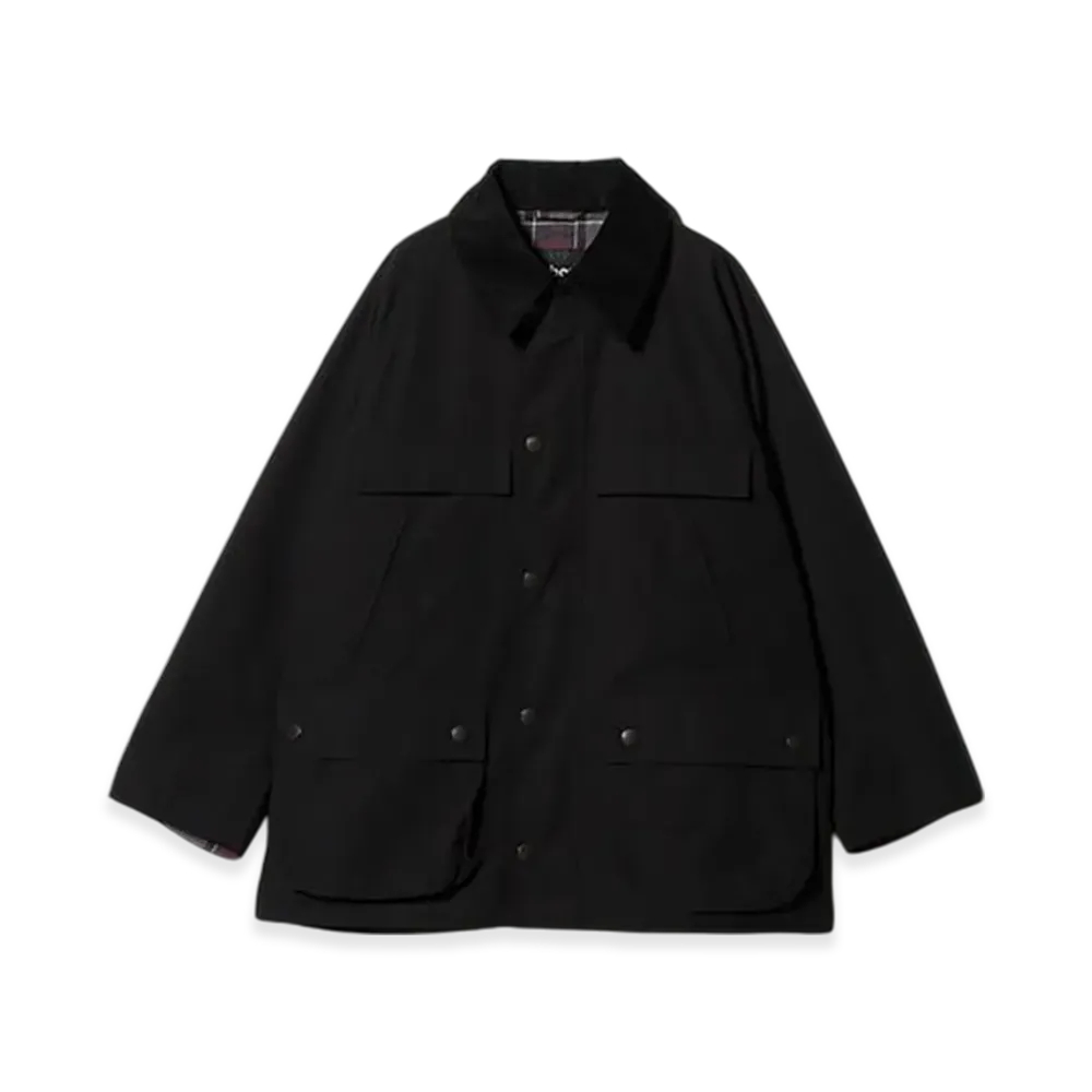 Barbour x BRIEFING x UNITED ARROWS Bedale / Stand Collar Blouson "Black"