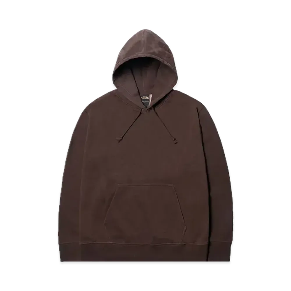 Supreme x The North Face Pigment Printed Hooded Sweatshirt "Brown"