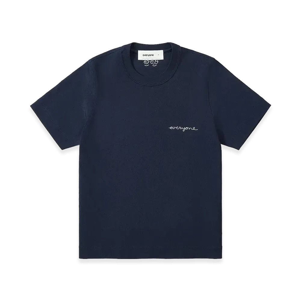 everyone Women's J.30000 Rooftop Logo Tee Shirt "Navy"